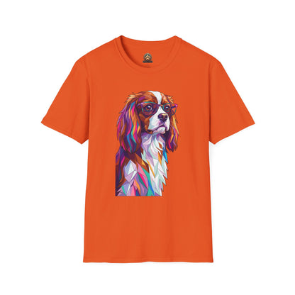 Portrait Cavalier King Charles Tee - Large Front Print