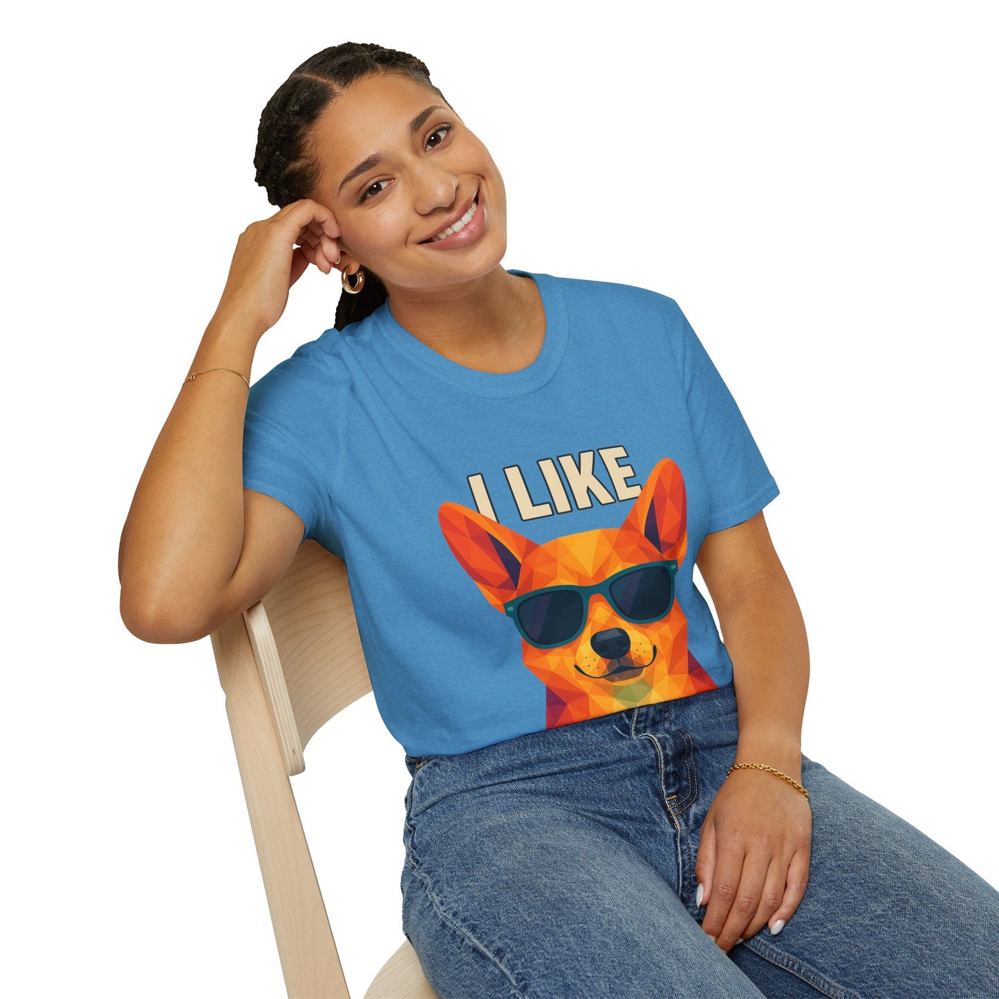 I Like Corgi Butts Tee - Large Front and Back Print