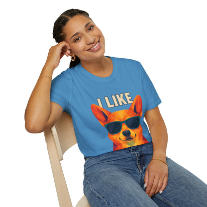 I Like Corgi Butts Tee - Large Front and Back Print