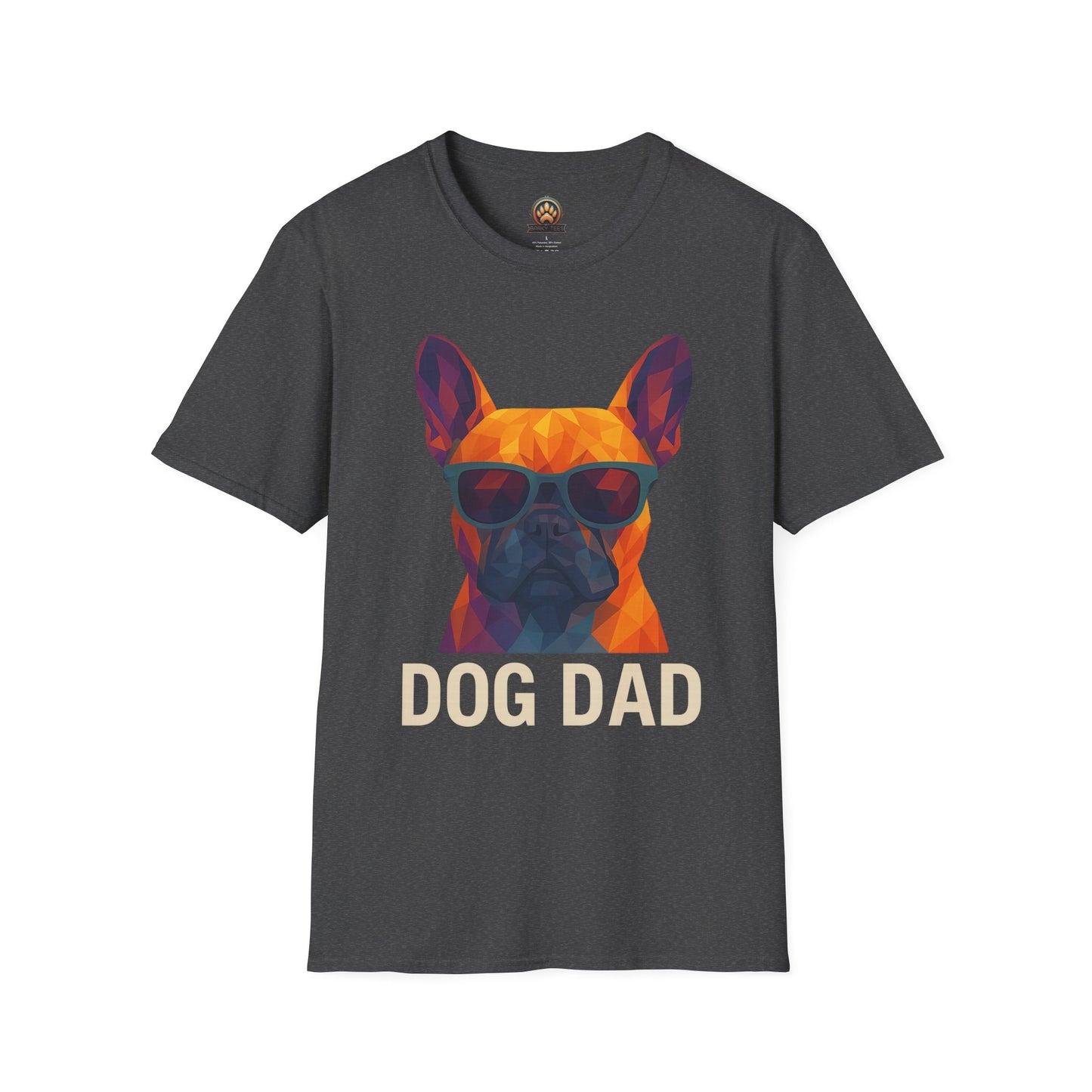 Dog Dad Tee - Large Front Print