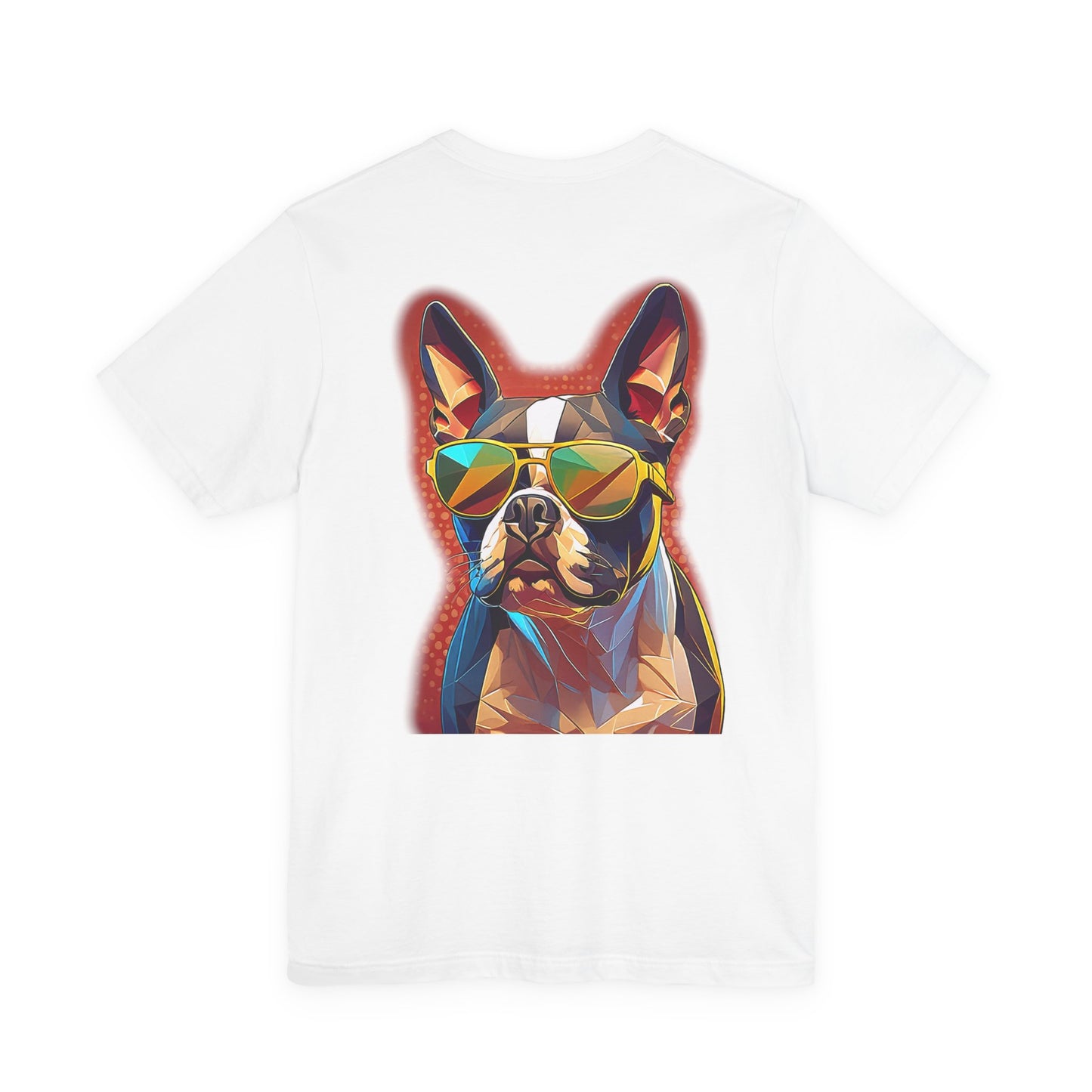 Shady Boston Terrier Tee - Pocket & Large Back Print