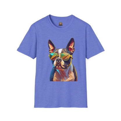 Sunny Boston Terrier Tee - Large Front Print