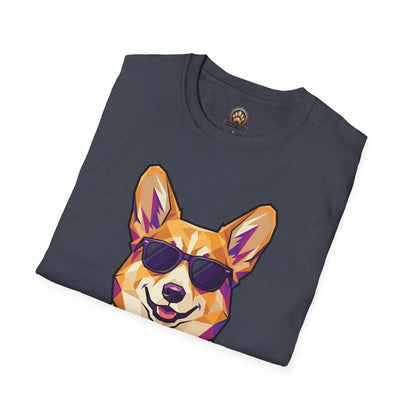 Dapper Corgi Tee - Large Front Print