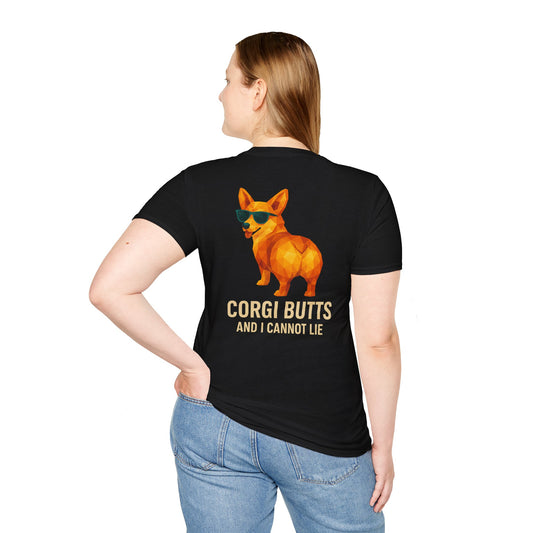 I Like Corgi Butts Tee - Large Front and Back Print