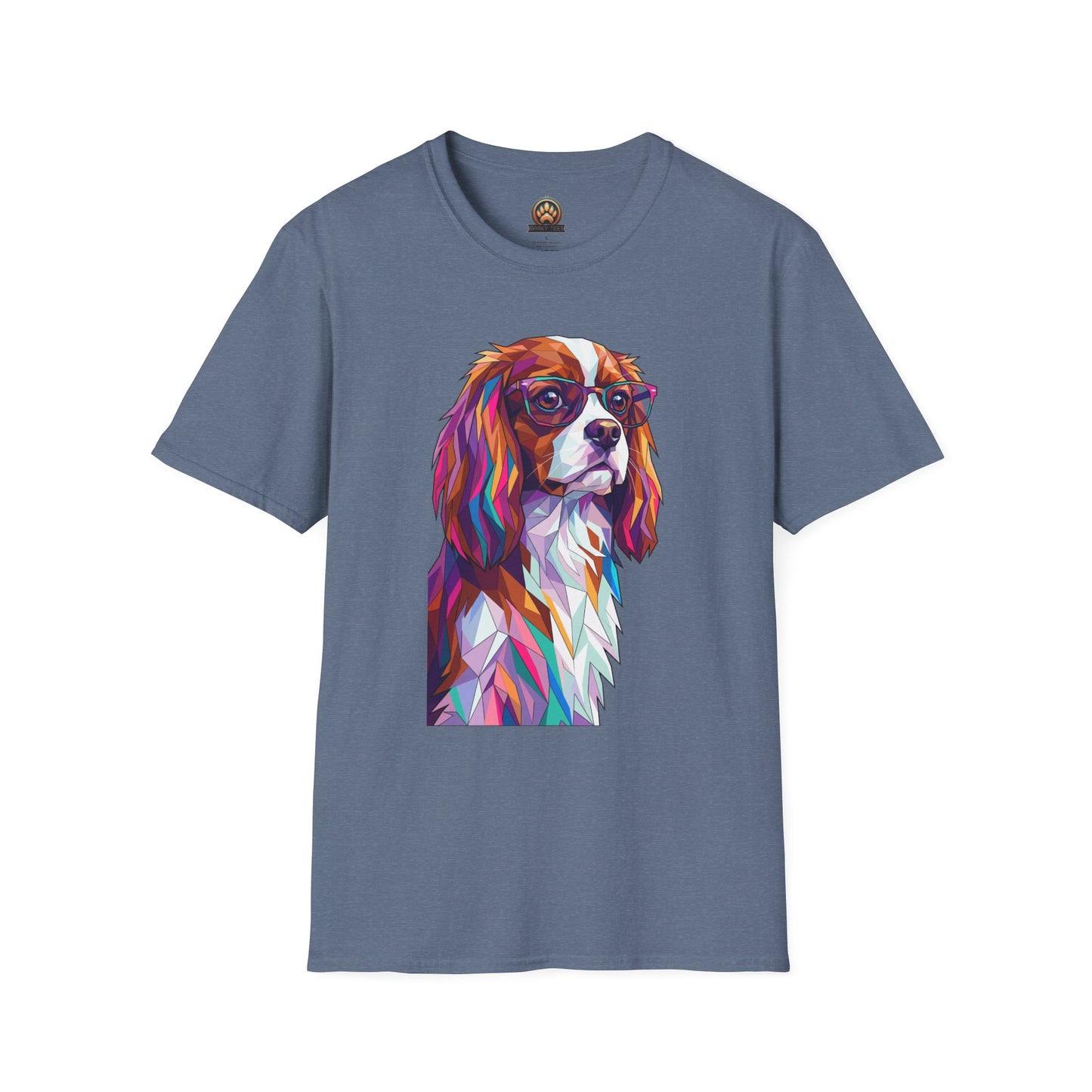 Portrait Cavalier King Charles Tee - Large Front Print