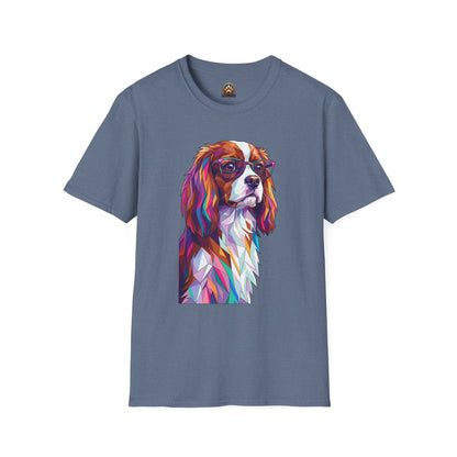 Portrait Cavalier King Charles Tee - Large Front Print