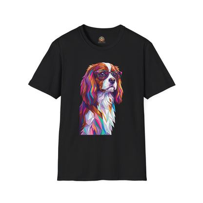 Portrait Cavalier King Charles Tee - Large Front Print