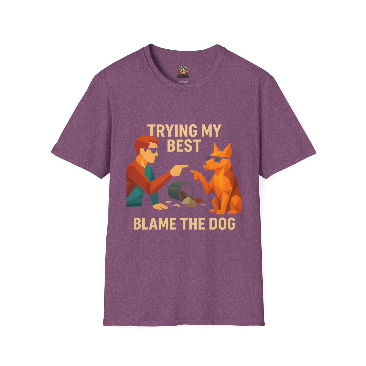 Blame the Dog - Large Front Print