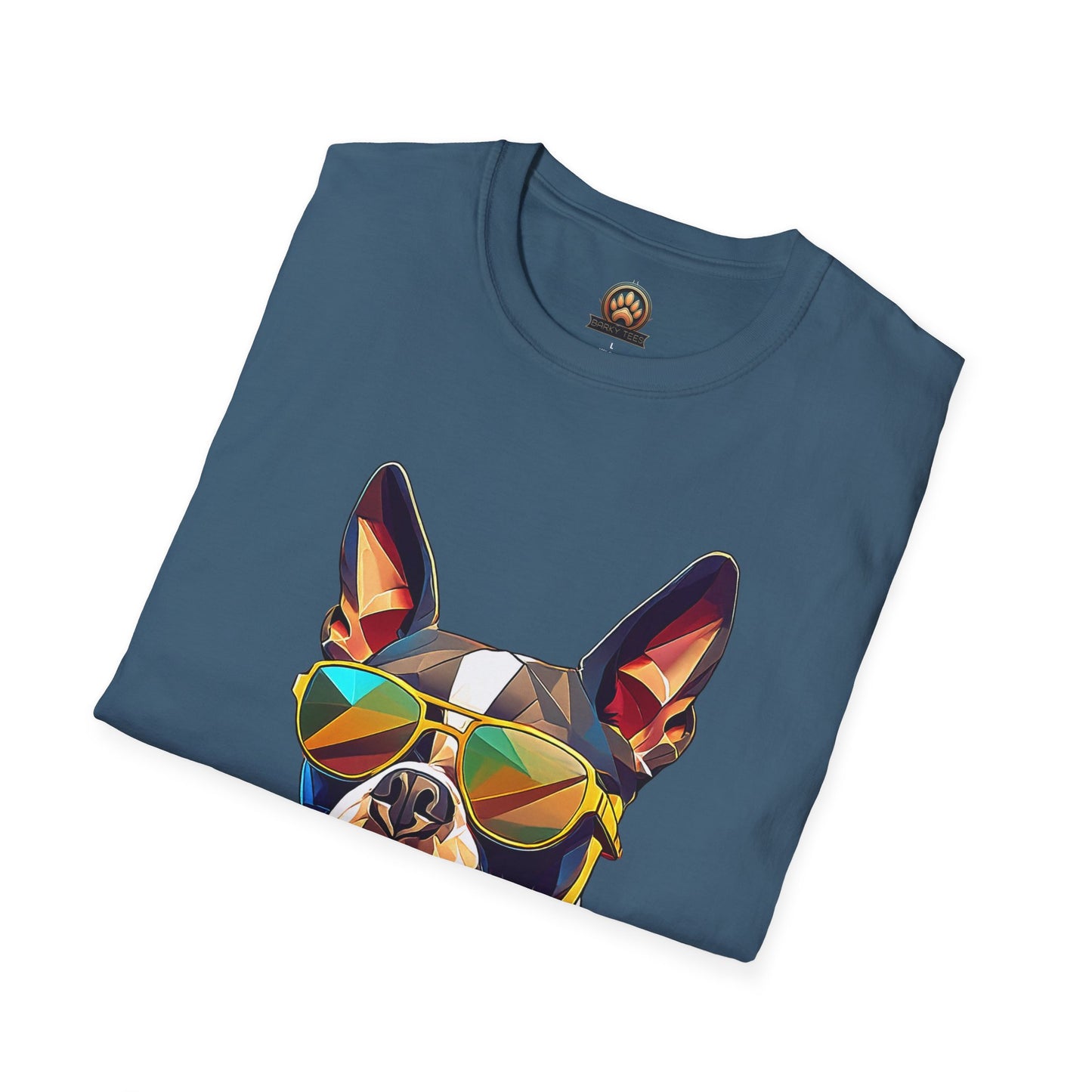 Sunny Boston Terrier Tee - Large Front Print