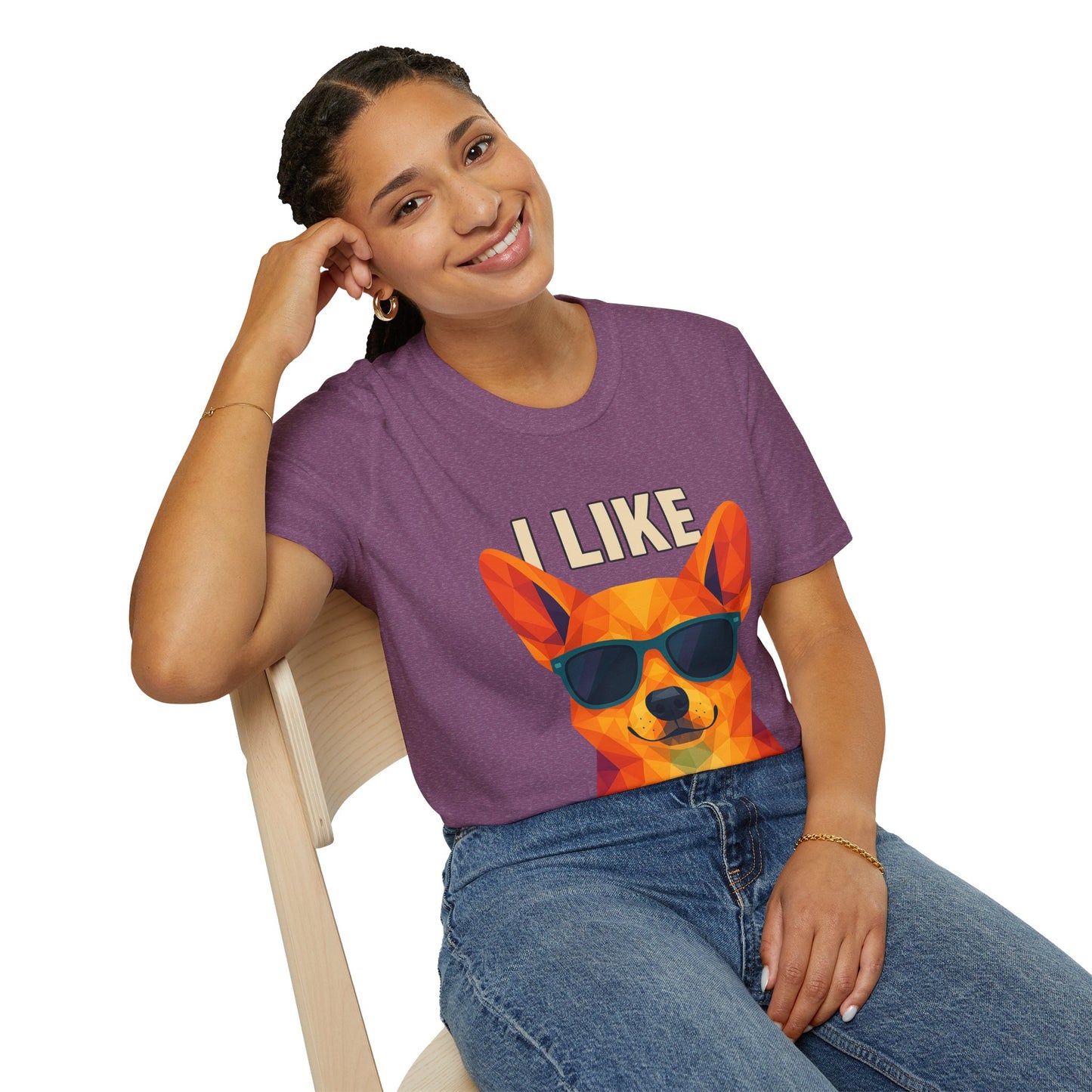 I Like Corgi Butts Tee - Large Front and Back Print