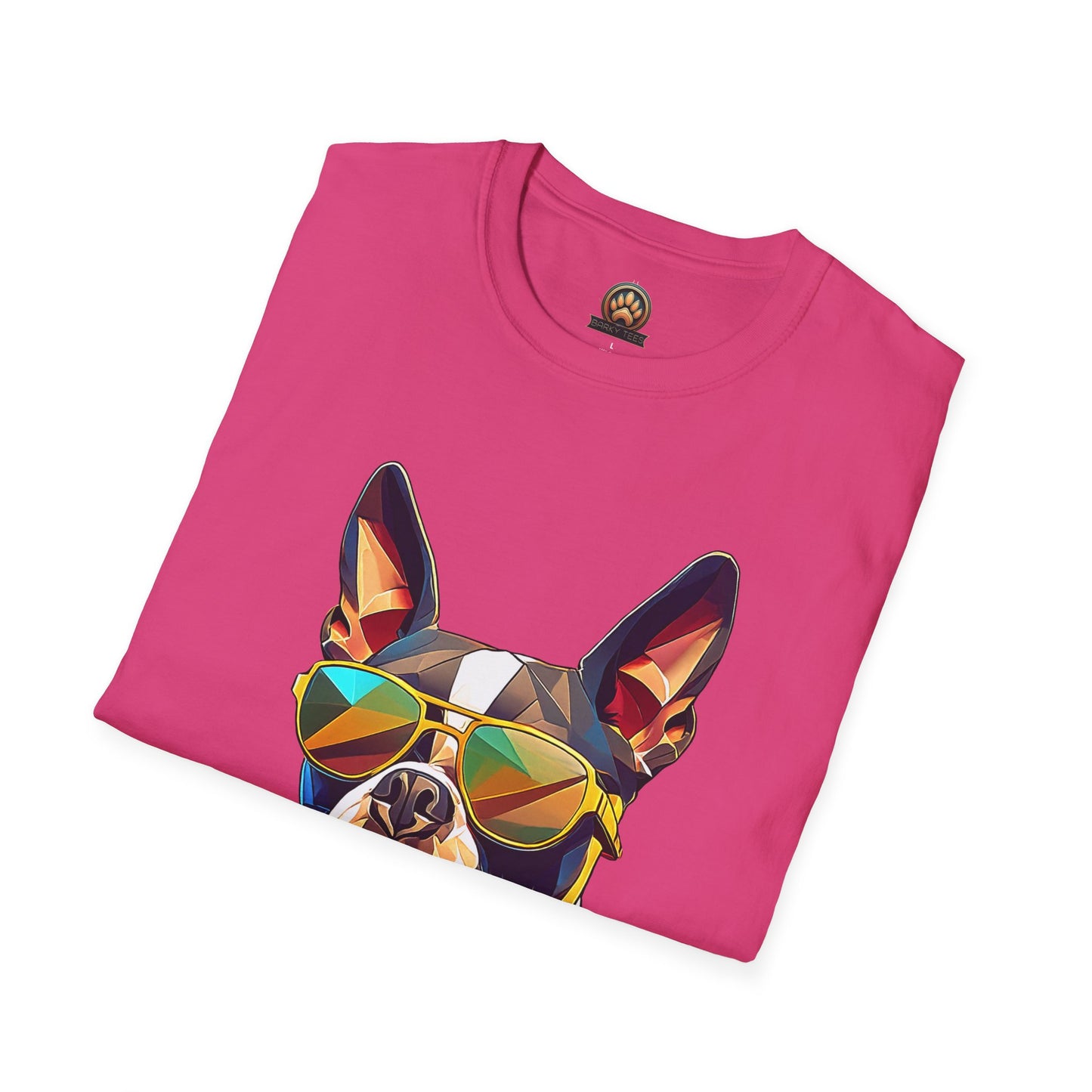 Sunny Boston Terrier Tee - Large Front Print