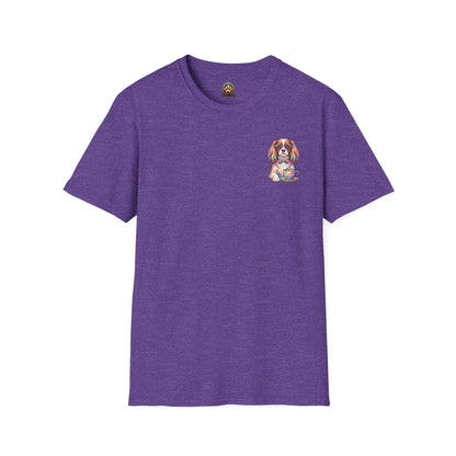 Tea Party Cavalier King Charles Tee - Pocket & Large Back Print