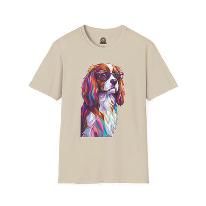 Portrait Cavalier King Charles Tee - Large Front Print
