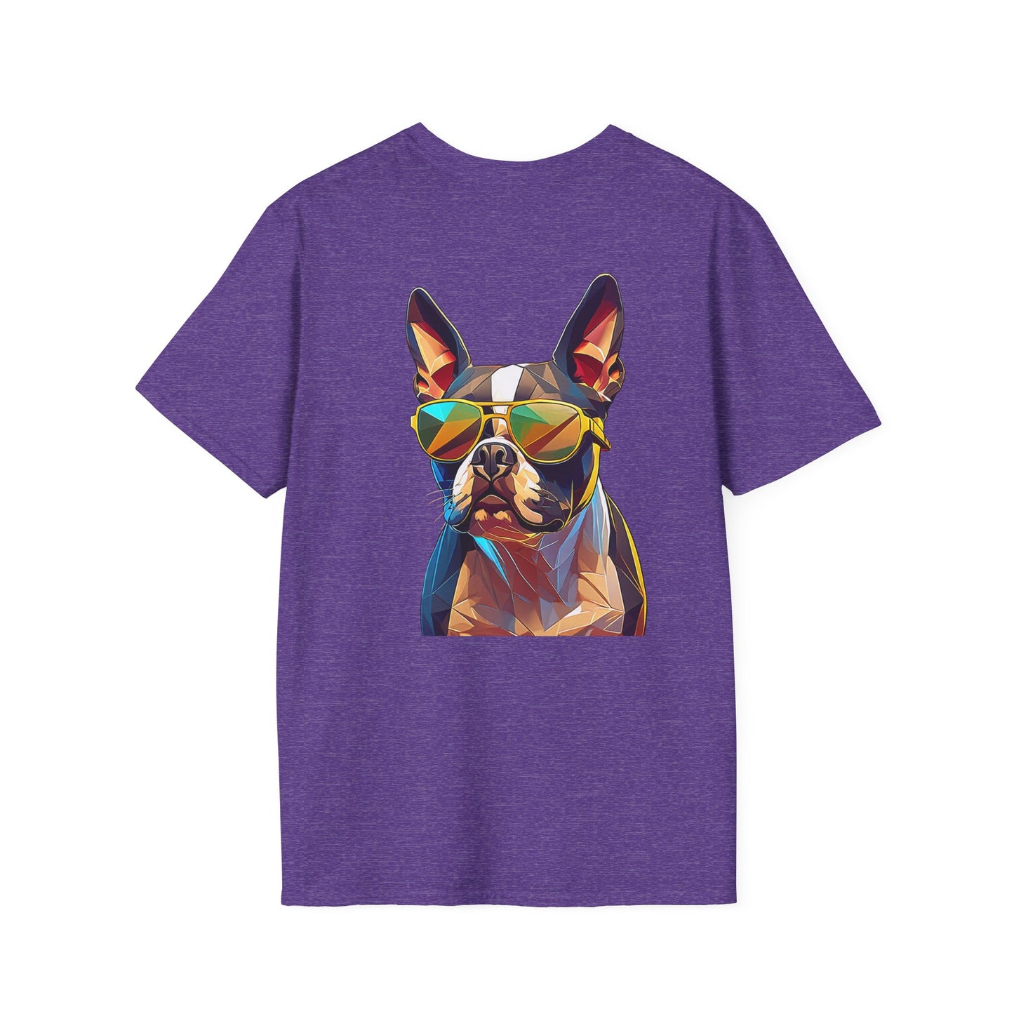 Sunny Boston Terrier Tee - Pocket & Large Back Print