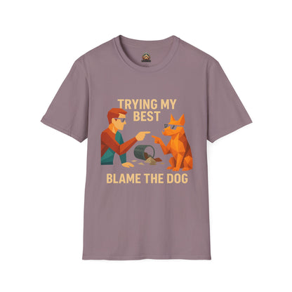 Blame the Dog - Large Front Print