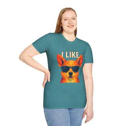 I Like Corgi Butts Tee - Large Front and Back Print