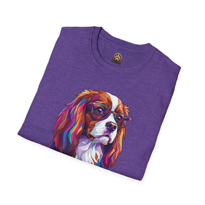 Portrait Cavalier King Charles Tee - Large Front Print