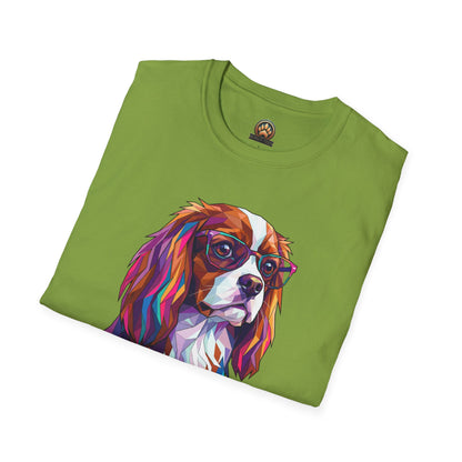 Portrait Cavalier King Charles Tee - Large Front Print