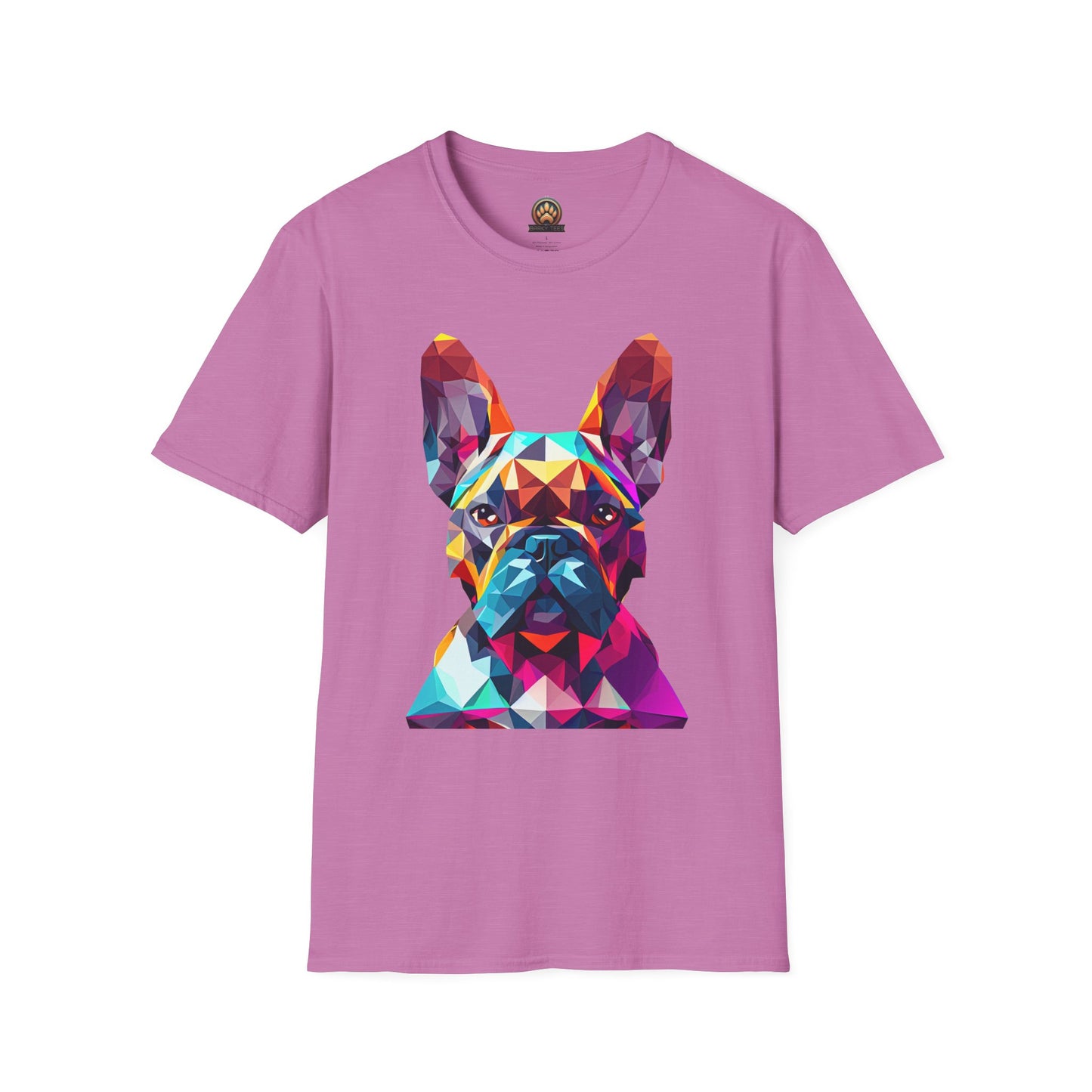 Polygon French Bulldog Tee - Large Front Print