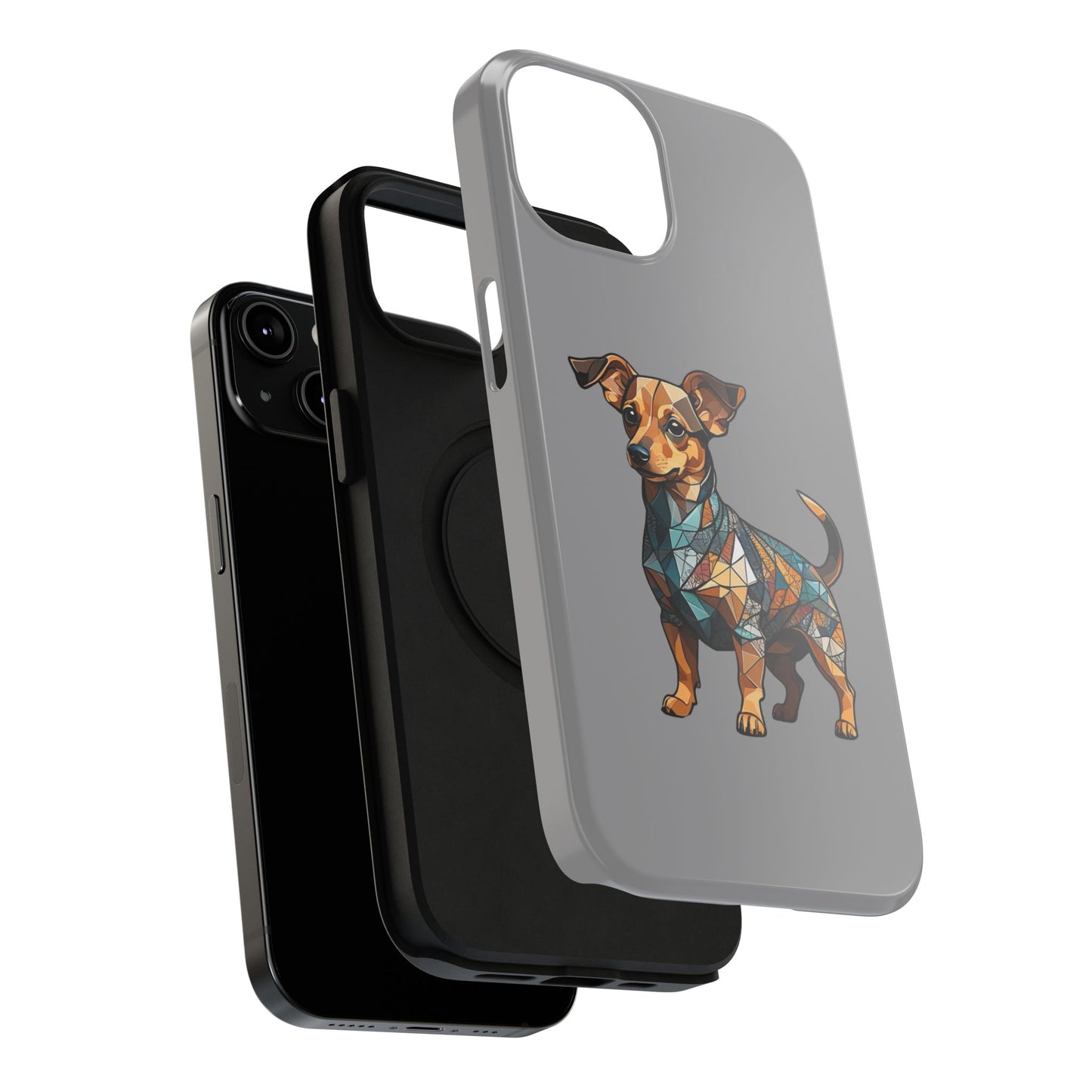 Polygon Style Pop Art Chiweenie Dog iPhone Phone Case