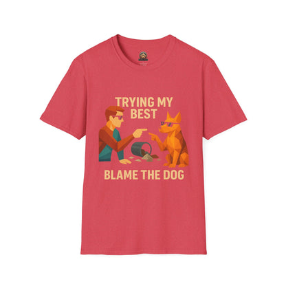 Blame the Dog - Large Front Print