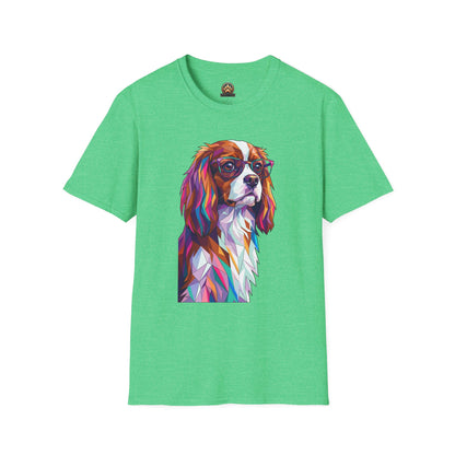 Portrait Cavalier King Charles Tee - Large Front Print