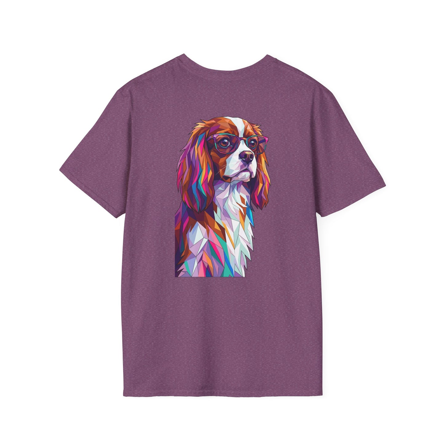 Portrait Cavalier King Charles Tee - Pocket & Large Back Print