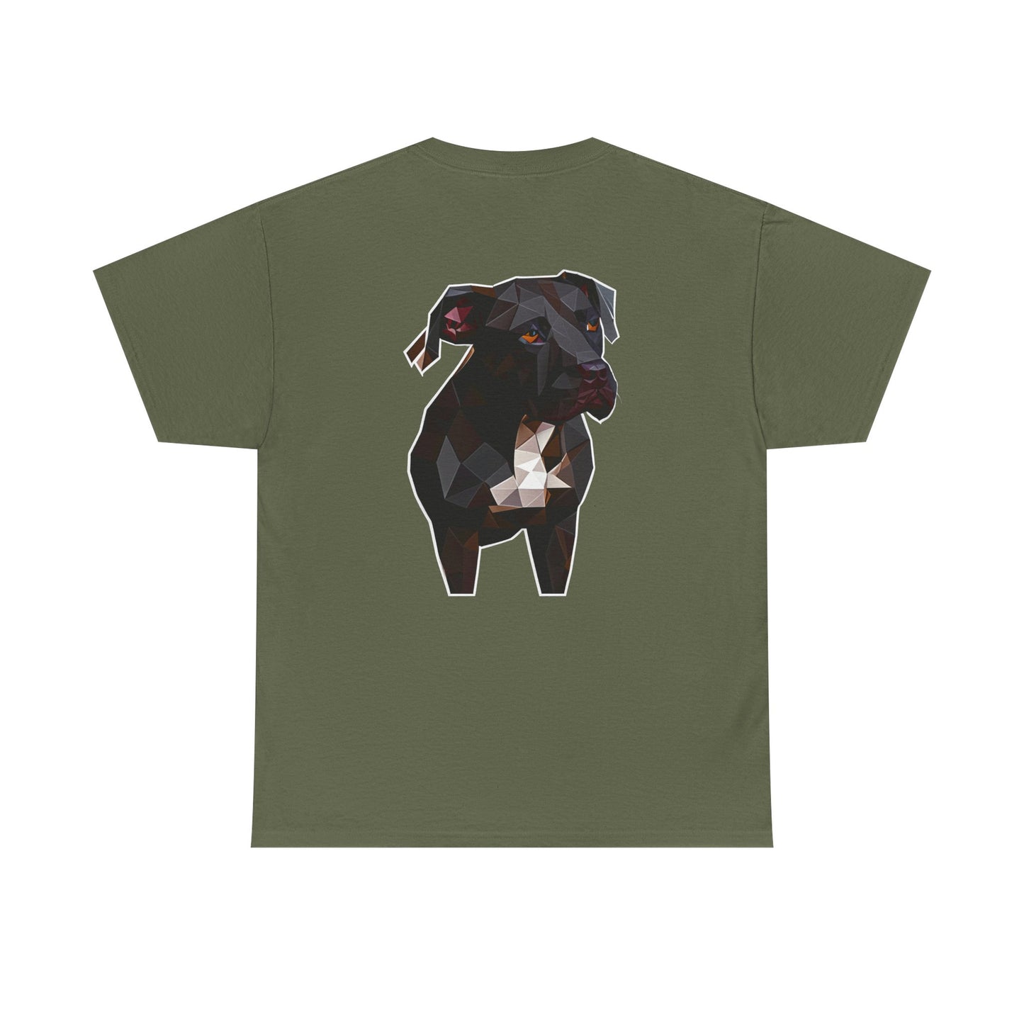 Polygon Pitbull Tee - Pocket & Large Back Print