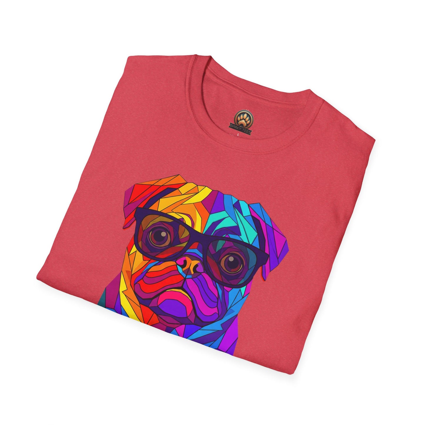 Professor Pug Tee - Large Front Print