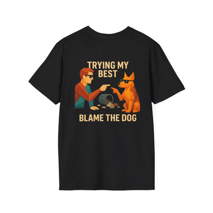 Blame the Dog - Pocket Logo and Large Back Print