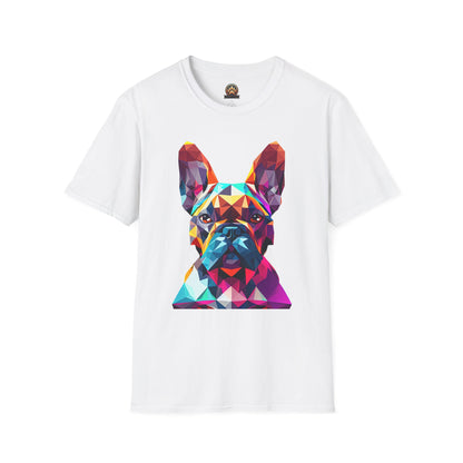 Polygon French Bulldog Tee - Large Front Print