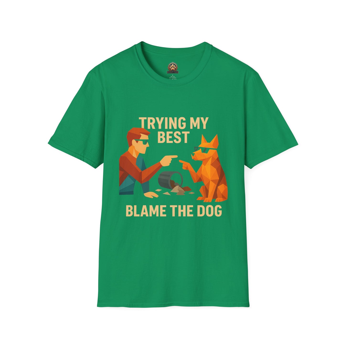 Blame the Dog - Large Front Print