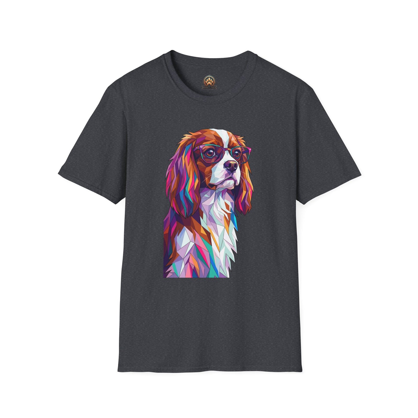 Portrait Cavalier King Charles Tee - Large Front Print