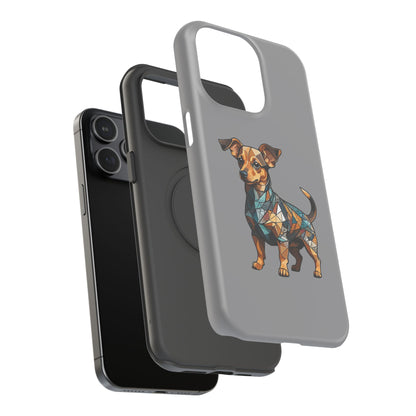 Polygon Style Pop Art Chiweenie Dog iPhone Phone Case