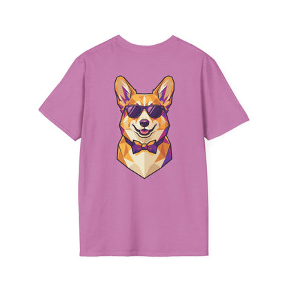 Dapper Corgi Tee - Pocket & Large Back Print