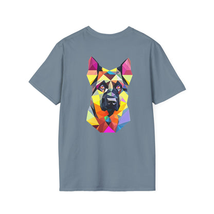 German Shepherd Tee - Pocket & Large Back Print