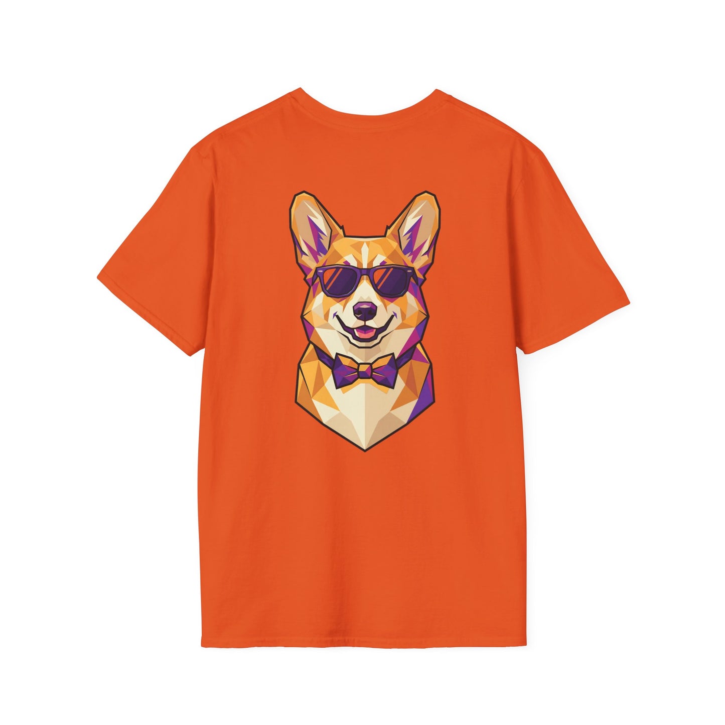 Dapper Corgi Tee - Pocket & Large Back Print