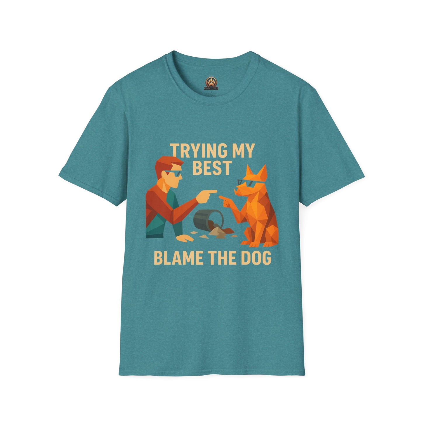 Blame the Dog - Large Front Print