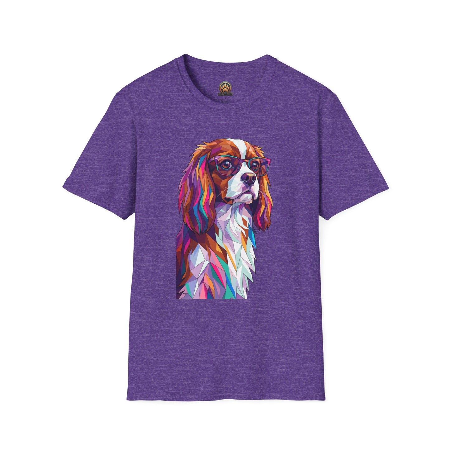 Portrait Cavalier King Charles Tee - Large Front Print