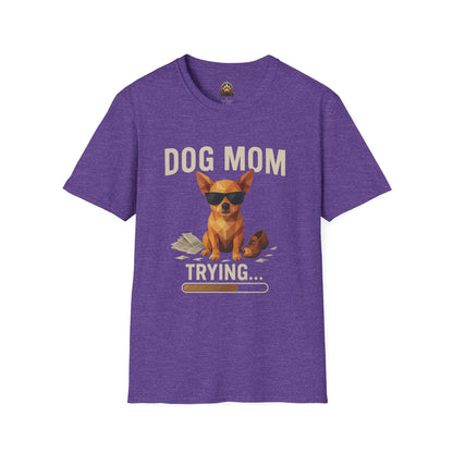 Dog Mom... Trying - Large Front Print Only
