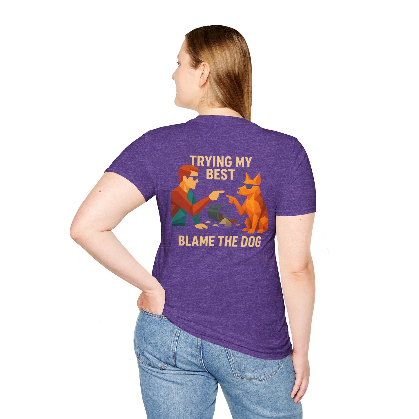Blame the Dog - Pocket Logo and Large Back Print