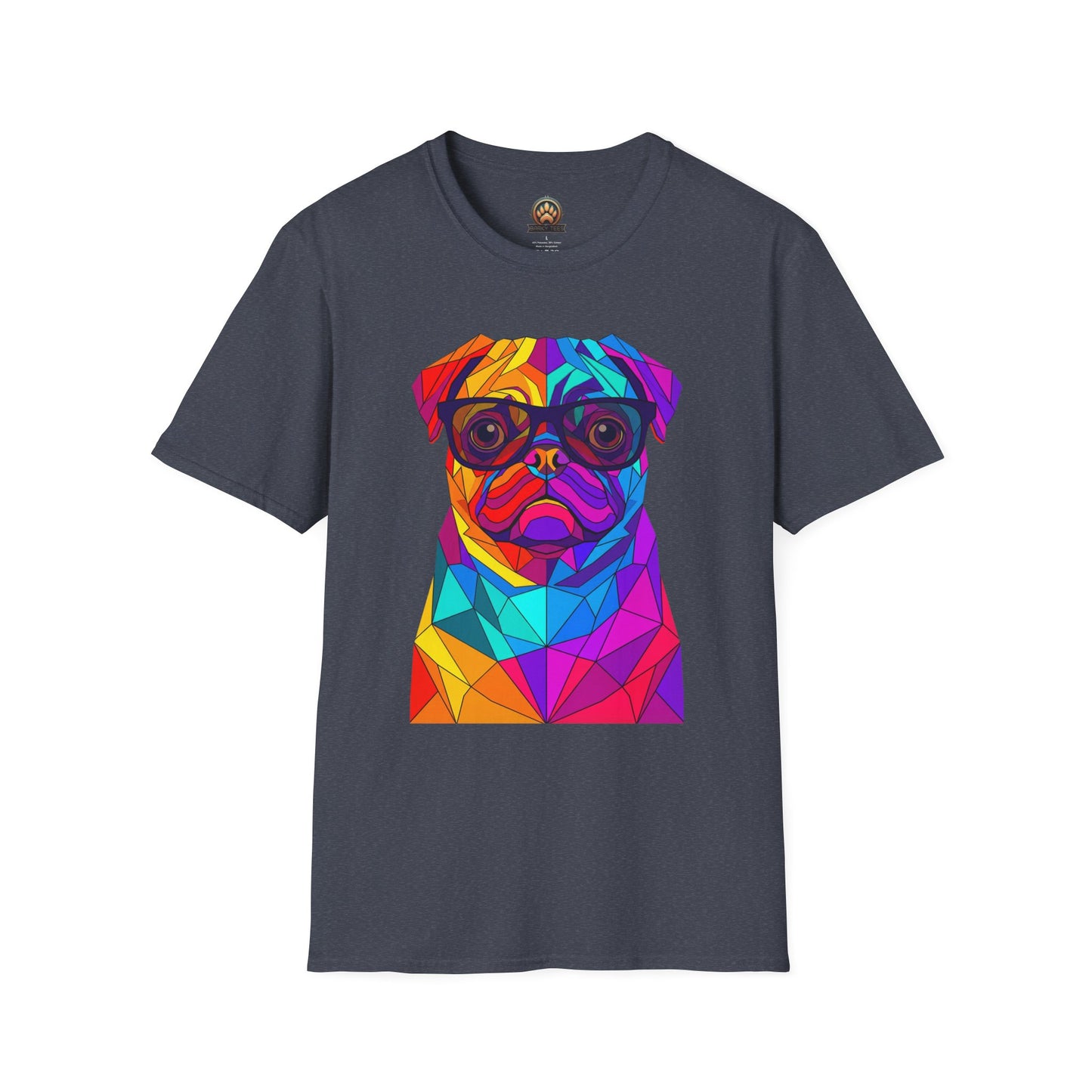 Professor Pug Tee - Large Front Print