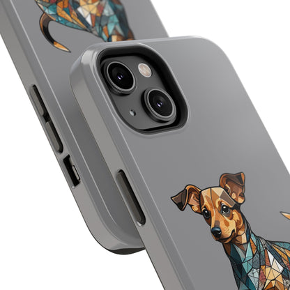 Polygon Style Pop Art Chiweenie Dog iPhone Phone Case