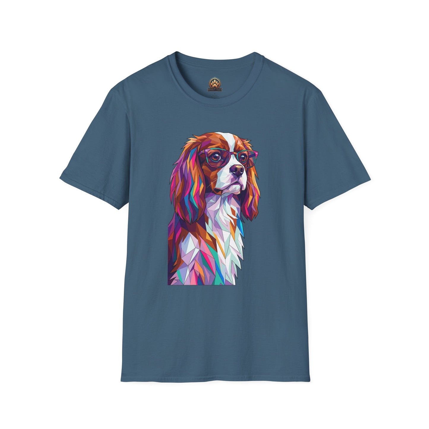 Portrait Cavalier King Charles Tee - Large Front Print