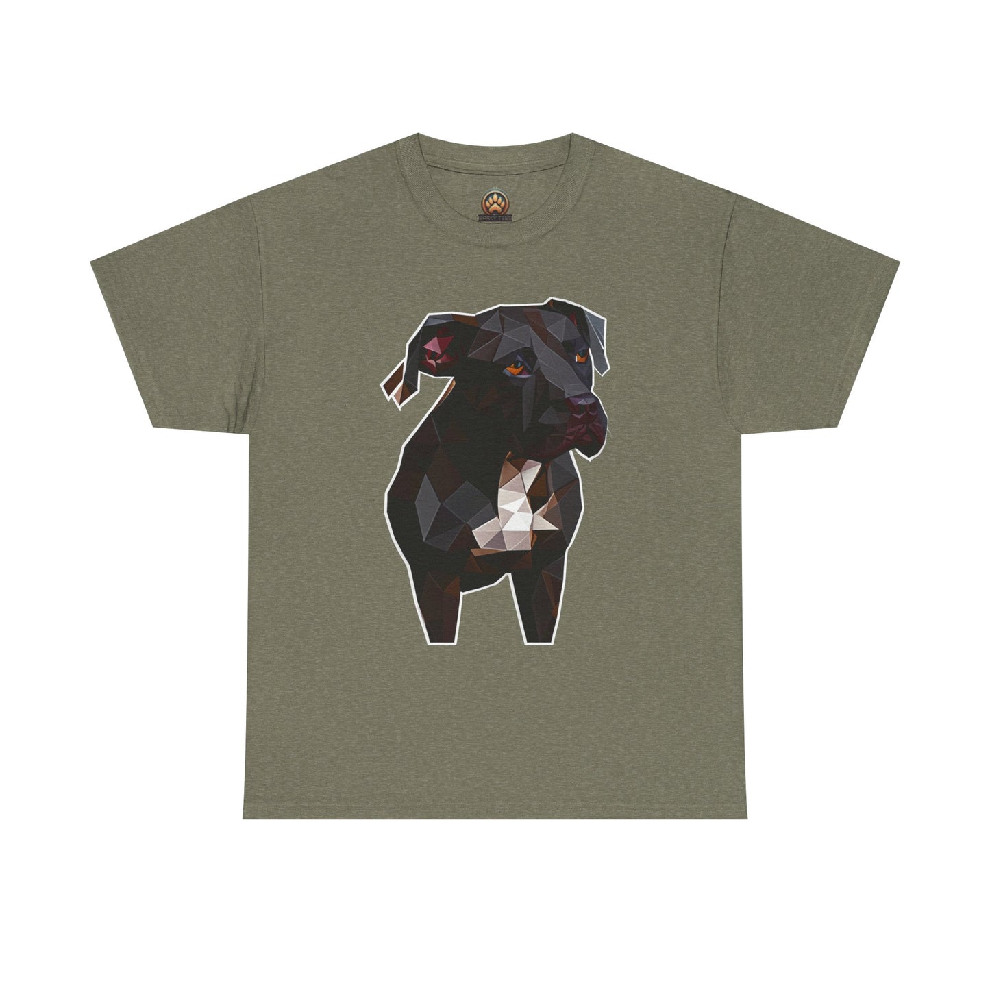 Polygon Pitbull Tee - Large Front Print