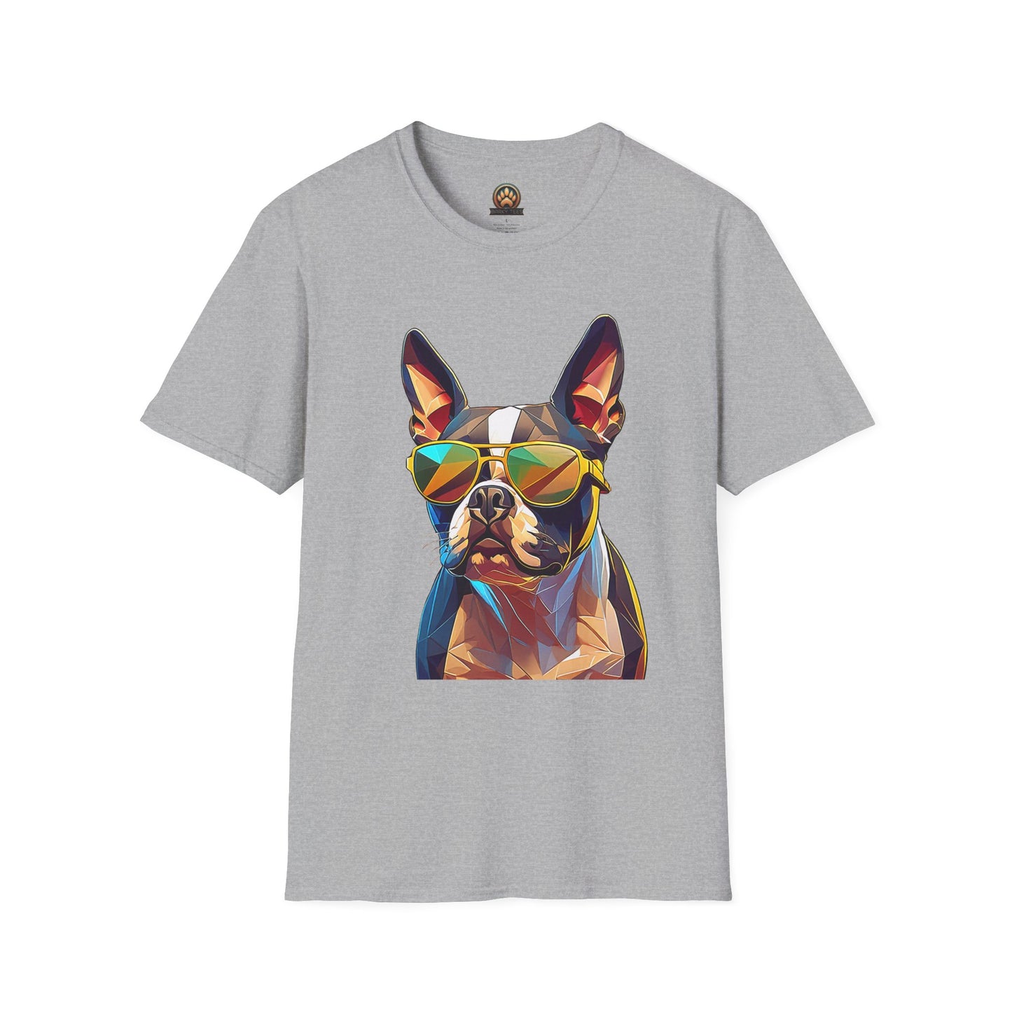 Sunny Boston Terrier Tee - Large Front Print