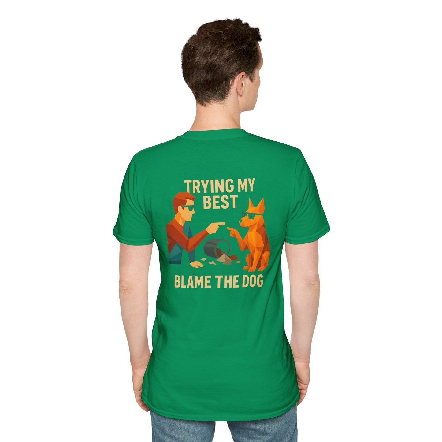 Blame the Dog - Pocket Logo and Large Back Print