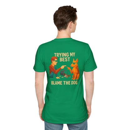 Blame the Dog - Pocket Logo and Large Back Print