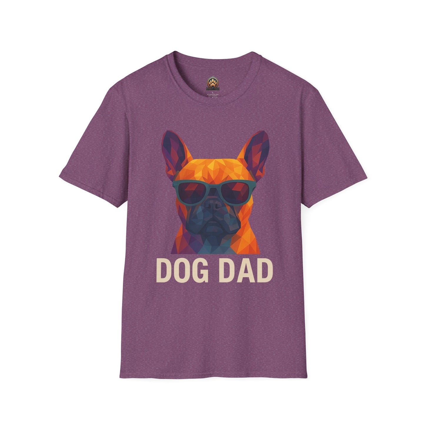 Dog Dad Tee - Large Front Print