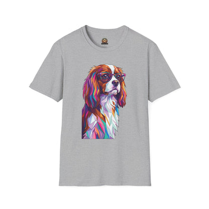 Portrait Cavalier King Charles Tee - Large Front Print